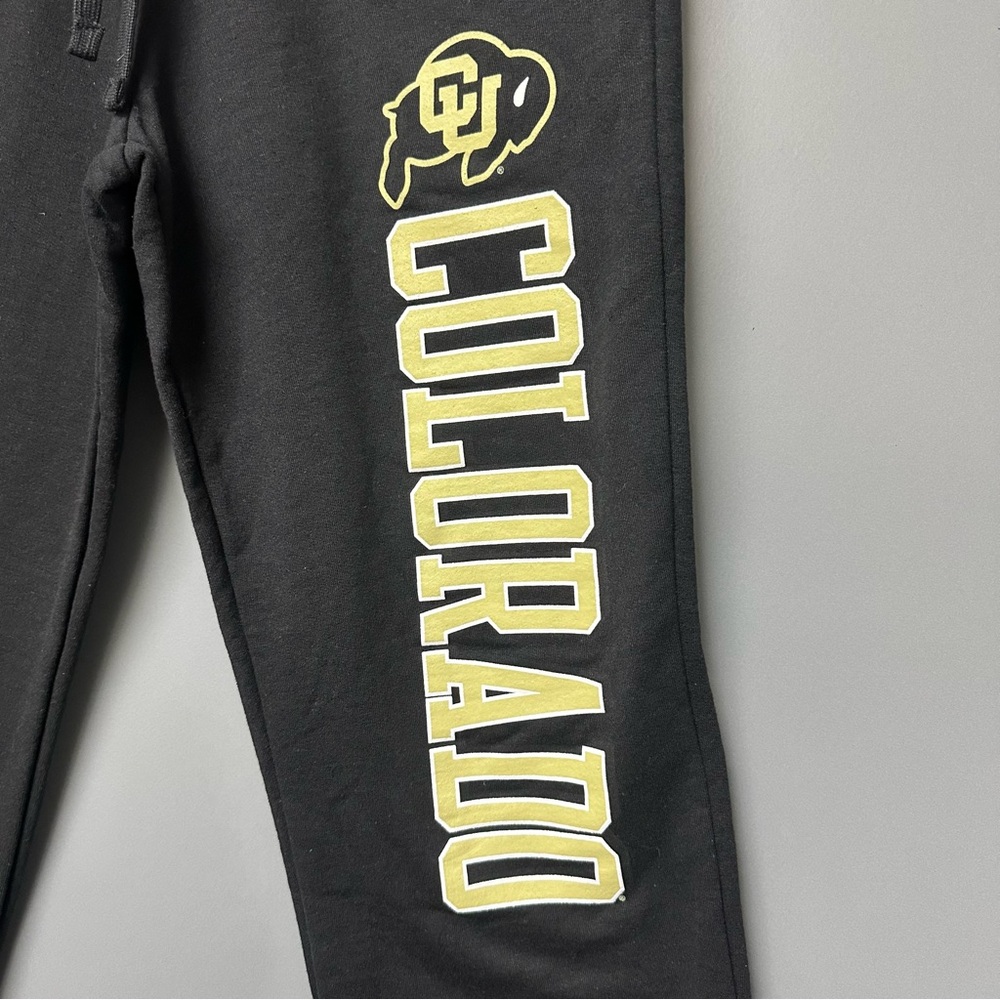 NWT University Colorado Buffaloes Sweatpants Women's Medium Black Pockets NCAA - Picture 4 of 14